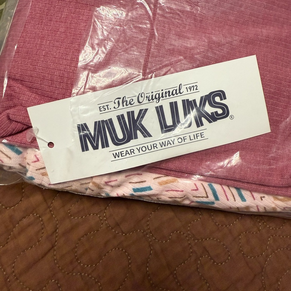 NWT MUK LUKS Rib Knit Jogger Lounge Set - Picture 4 of 8